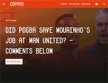 Tablet Screenshot of copa90.com